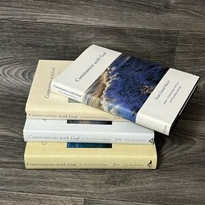Neale Donald Walsch Conversations W/God 3 book Set Hard Cover + Communion W/God